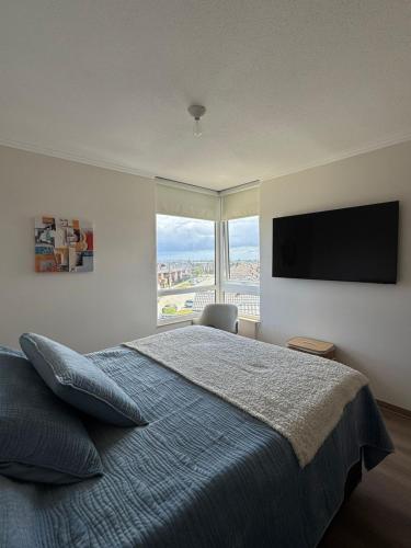 Departamento nuevo excelente ubicación cómodo y amplió de 1 a 4 personas con estacionamiento