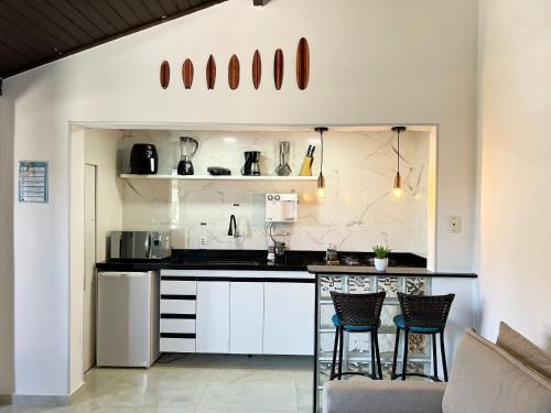 Kjøkken, Casa aconchegante a 7 min da Praia in Vila Luiza