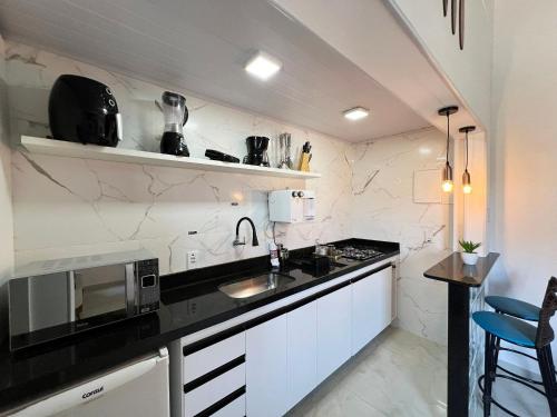 Kjøkken, Casa aconchegante a 7 min da Praia in Vila Luiza