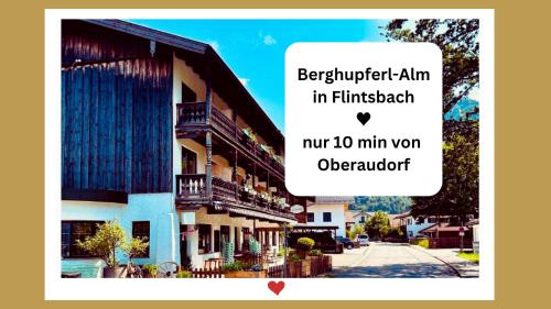 Berghupferl-Alm mit Wellnessoase im Garten in 弗林特斯巴赫阿姆因