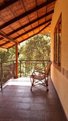 Balkon/teras, Heritage Farms Mountain Eco Retreat in Idukki