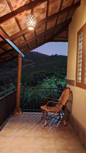 Balkon/teras, Heritage Farms Mountain Eco Retreat in Idukki