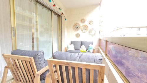 Happy Stay Cannes - 2 Terraces - 1min to the beach