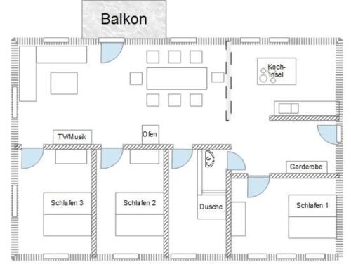 Ferienhof Dipperz bis 6 Personen in 迪佩爾茨