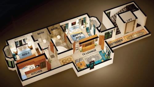 Blue Rawal Room Type - Two-Bedroom Apartment