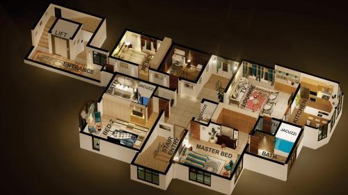 Blue Rawal Room Type - Three-Bedroom Apartment with View