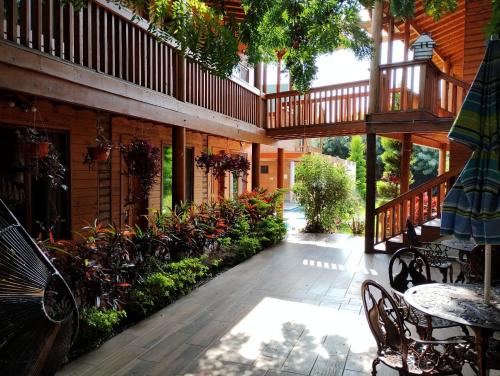 Erkély/terasz, Hotel Cabaña iilldaa (Hotel Cabana iilldaa) in San Juan