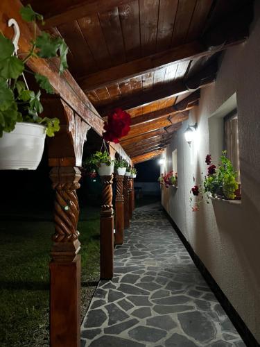 Erkély/terasz, Casa Guriță (Casa Gurita) in Ieud