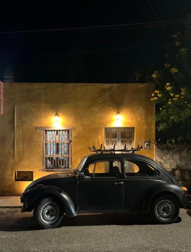 Tiny Colonial House Historic Center in Valladolid, Mexico