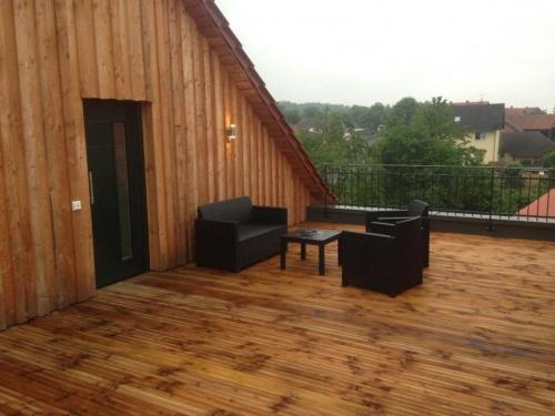 Ferienhof Dipperz Wohnung mit großer Dach-Terrasse in 迪佩爾茨