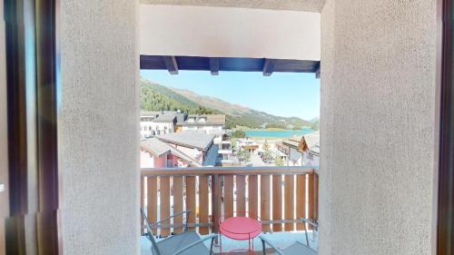 Balkon/terasa, Apartment Arsa 28 in Silvaplana