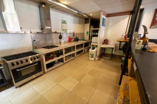 주방, Mistico Hostel 23 in 엘 찰텐