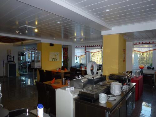 ห้องอาหาร, Hotel Wildunger Hof mit Gemeinschaftskuche in บัด ไวล์ดุงเงน