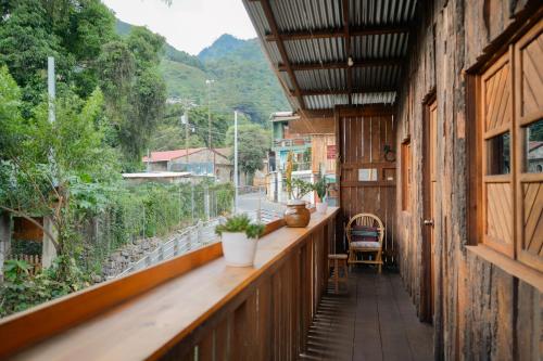 Exterior view, Casa Madera in San Marcos La Laguna