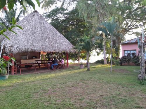 餐厅, Hostel Los Chocoyos in 梅里达