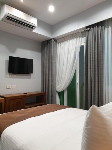 1 double bed