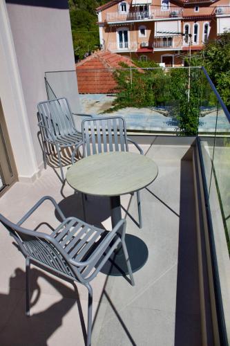 Balcony/terrace, Notos Luxury Studios in Katelios