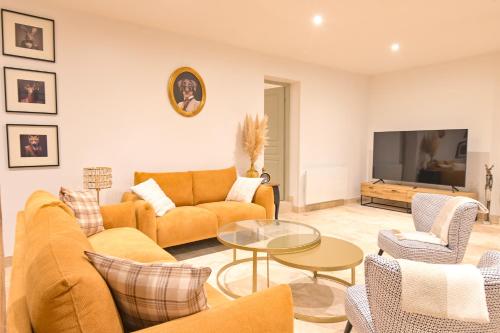 Koplietošanas atpūtas telpa ar TV, Les Longères de Montfranc - Chambres d'hôtes (Les Longeres de Montfranc - Chambres d'hotes) in Pierrefitte-sur-Sauldre