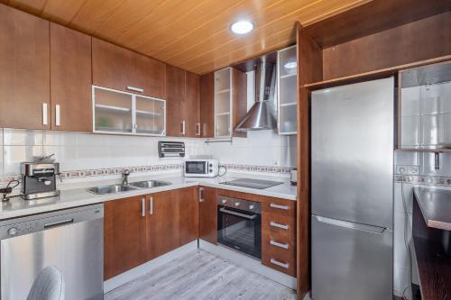 廚房, Chalet con piscina a 10 minutos de Granada in 奧希哈雷斯
