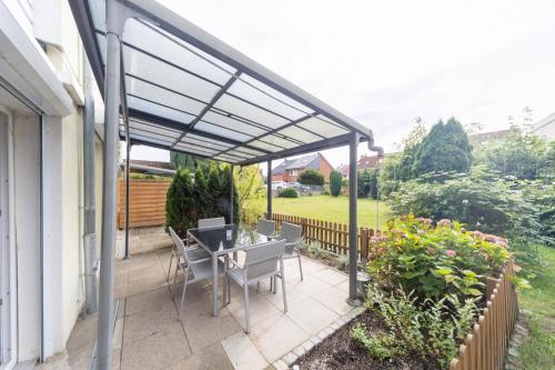 Erkély/terasz, Wohlfühl Apartment - Terrasse Küche Vollbad (Wohlfuhl Apartment - Terrasse Kuche Vollbad) in Geesthacht