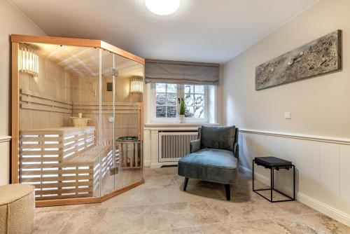 Sauna, Ferienhaus Luv in Munkmarsch