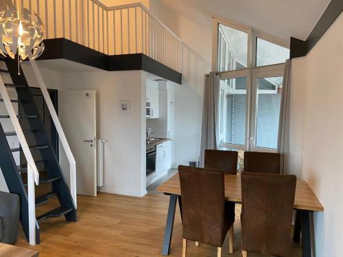 廚房, Hafenapartments-Aurich in 奧里希