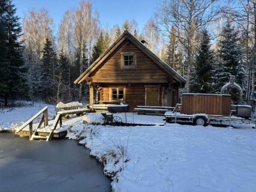 Koplimadise Palkmaja in Veskiküla