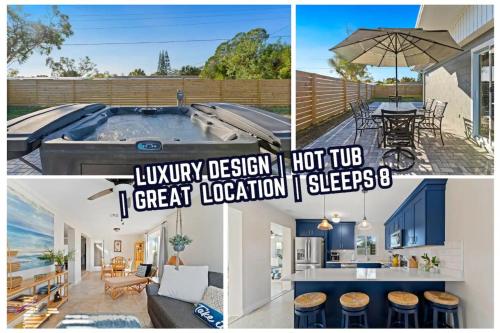 Luxury design, hot tub, close proximity to beach