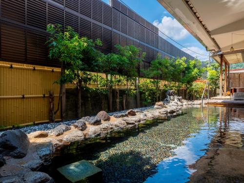 Hot spring bath, Hotel Sunvalley Izu-Nagaoka Fujimi near Nirayama Ichigogari Center