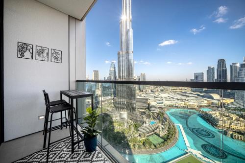 Arthouse Grande Signature - 2 BR with Full Burj Khalifa and Fountain View, Дубай