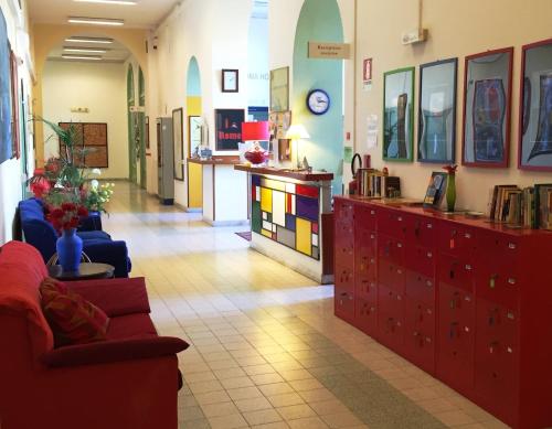 Lobby, Litus Roma Hostel in Rome