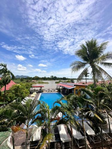 Surrounding environment, Golden Hotel Dondet in Muang Khong