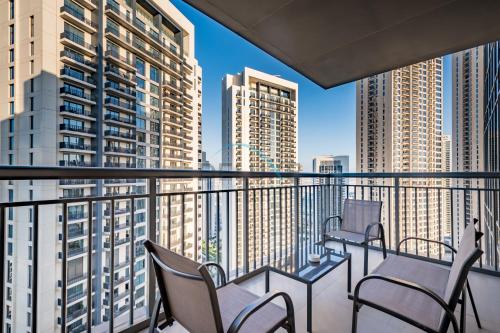 Scenic 1BR in The Dubai Creek Residences North Tower 2, Creek Harbour by Deluxe Holiday Homes, Dubaj (fotografie 3)