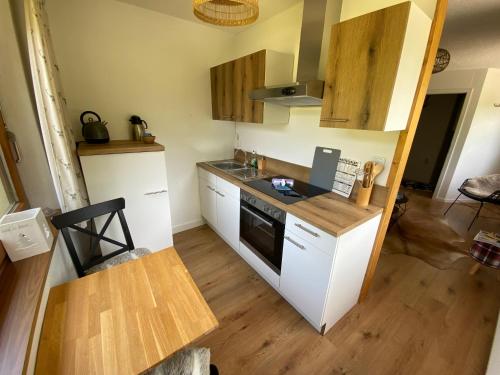 廚房, Haus Alpentraum in 帕特爾加森