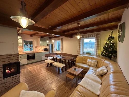 Felles stue/TV-område, Holiday Home Osada in Cerny Dul