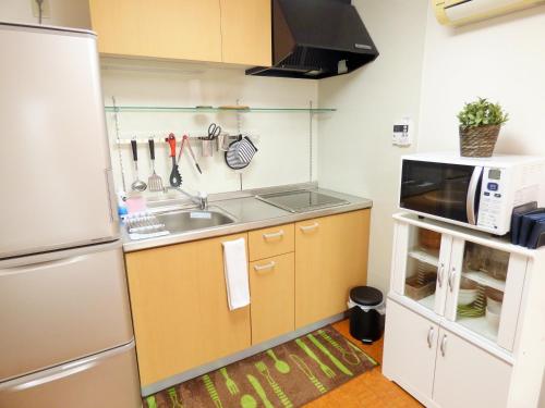 廚房, 京都Uraraka民宿 (Kyoto Uraraka Guest House) in 北