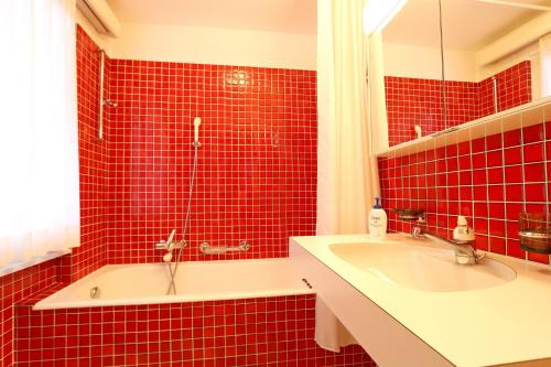 Fürdőszoba, Apartment Muntagna Alva OG in Albana