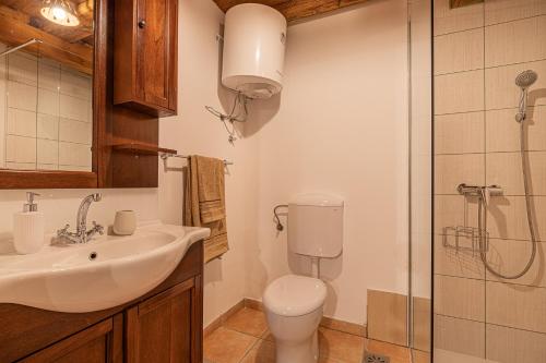 Ванна кімната, Vineyard Cottage Skatlar 2 in Смаржеське Топліце