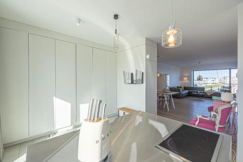 Kitchen, Apartments Rooftop Garden 1 - 4 im Ostseeresort Olpenitz in Olpenitz