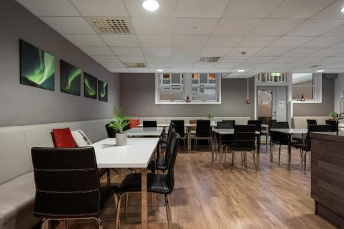 Banquet hall, Skansen Hotel in Tromsø