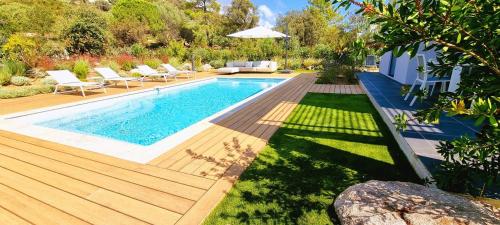 Villa Alba, 8 pers, piscine chauffée, 5 minutes plage - Location, gîte - Zonza