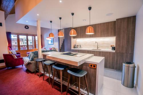 Kitchen, 4009 loft penthouse Prince des Cimes Arc 1950 in Arc 2000