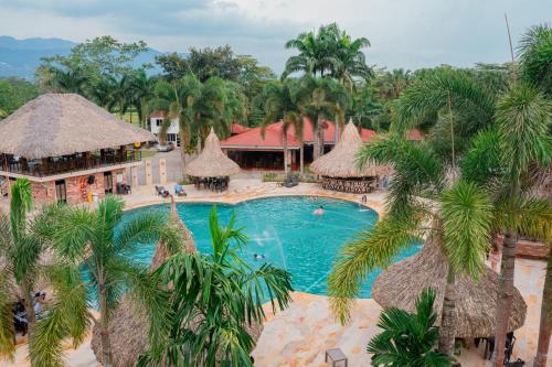 View, Hotel Campestre Palma Verde in La Palmera