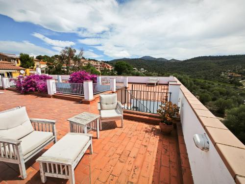 Erkély/terasz, El Penell Apartament Ponent in Vilamaniscle