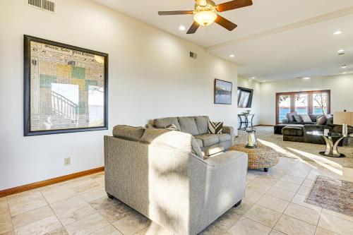 Waterfront Home with Boat Dock and Deck in Storm Lake!