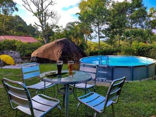 Swimming pool, Finca Villa Laura in Támesis