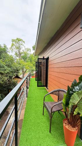 陽台/露台, Brightstar Hostel in PP島