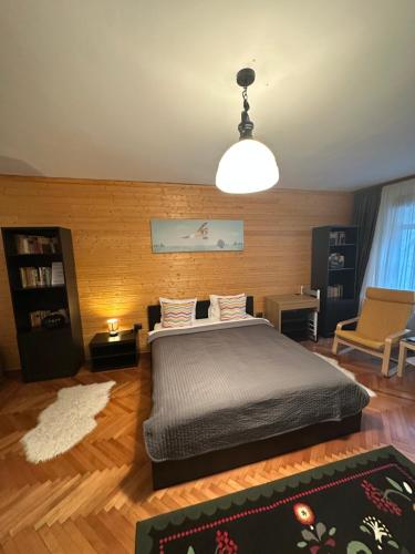1 queen bed, 1 sofa bed
