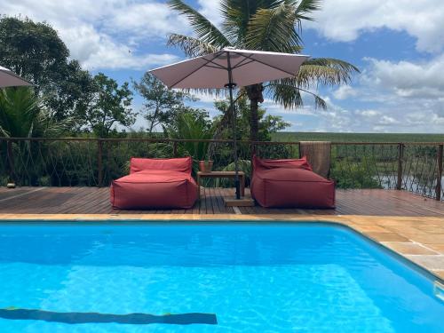 สภาพแวดล้อมโดยรอบ, Cabana Terra frente para rio in เดลฟิโนโปลิส