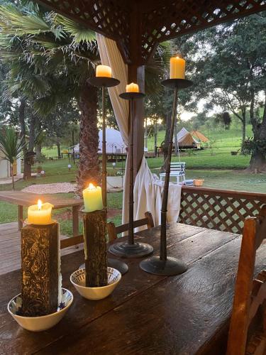 Cabana Terra frente para rio in เดลฟิโนโปลิส